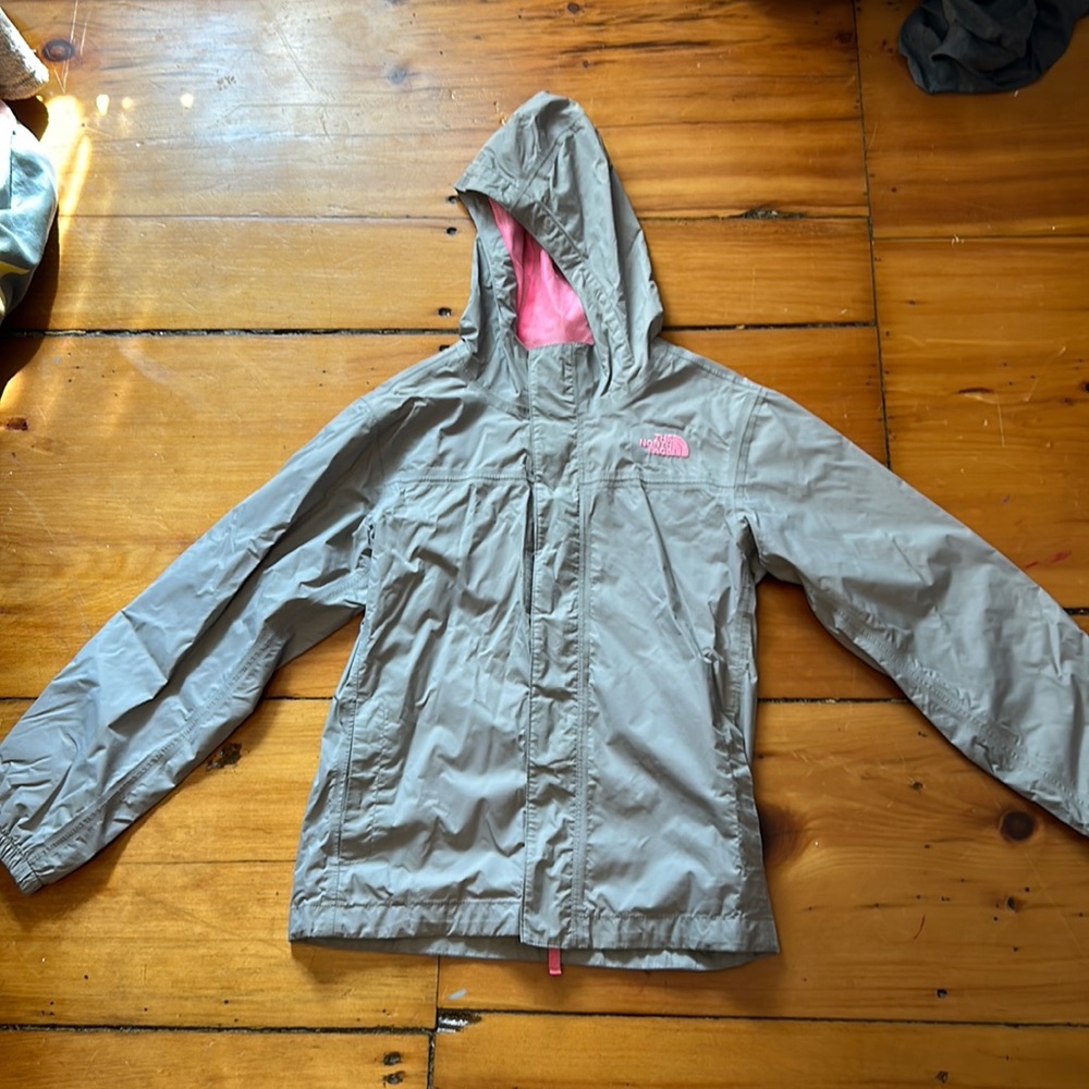 North face rain coat